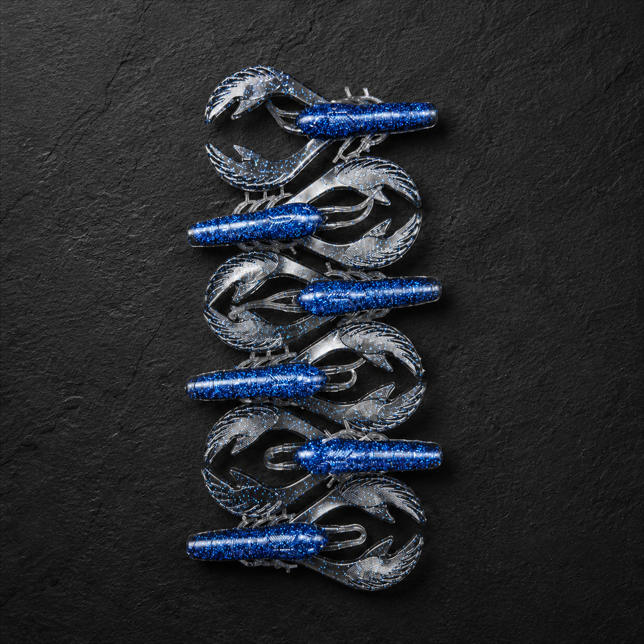 Blue Emerald 6pcs